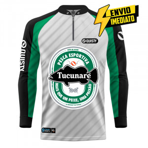 Camisa Premium - Pro Elite Tucuna Beer Pesca Esportiva - DryUv50+ Punho Luva - Envio Imediato
