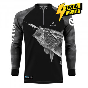 Camisa Premium - Pro Elite Tucunaré Attack Pesca Esportiva - DryUv50 + Punho Luva - Envio Imediato