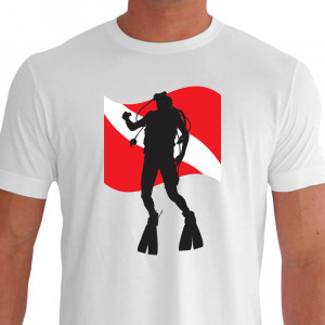 Camiseta de Mergulho Vida de Mergulhador