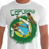 Camiseta Capoeira Arte Bandeira Brasil Berimbau Capoeira é pra Homem Menino e Mulher 