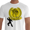 Camiseta - Karatê - Karateca Técnica Básica Kihon Postura Tigre Temperamento Forte