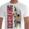 camiseta cldv kickboxing - Branca