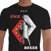 camiseta star kickboxing - Preta