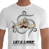 camiseta invj bas luta livre - Branca