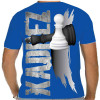 Camiseta - Xadrez - Xeque-Mate Chess Costas Azul