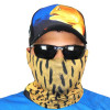 Máscara de Proteção Solar Escamas Dourado o Rei do Rio