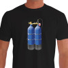 Camiseta de Mergulho Arte Cilindro - Algodão