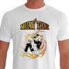 Camiseta de Muay Thai Arte da Joelhada - Branca