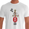 Camiseta de Jiu Jitsu Suave Arte de Quebrar Ossos - Branca