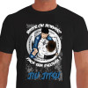 Camiseta de Jiu Jitsu Bater ou Dormir - Preta