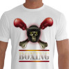Camiseta  Osso Luvas Boxe Caveira Cascuda Boxing BOXE