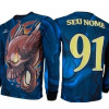CAMISA FIRE EYES SKULL MOTOCROSS UV PROTECTION