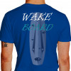 Camiseta 3FS BK WAKE BOARD - azul