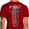 Camiseta 3FS BK WAKE BOARD - vermelha