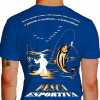 Camiseta - Pesca Esportiva - Pescar Quando Ruim é Bom Quando é Bom é Excelente e Quando é Excelente é Indescritível - azul