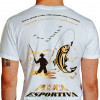 Camiseta - Pesca Esportiva - Pescar Quando Ruim é Bom Quando é Bom é Excelente e Quando é Excelente é Indescritível - branca
