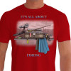 Camiseta - Pesca Esportiva - Caixa Material de Pesca It´s All About Fishing Frente Vermelha