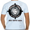 Camiseta - Muay Thai - Posição de Combate Símbolo Costas Branca