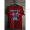 Camiseta - Boliche - Jogadores Jogo Bolas e Pinos Vermelha