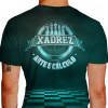 Camiseta - Xadrez - Peças Chess Rei, Dama, Bispo, Torre, Cavalo e Peão Frase Arte e Cálculo Costas Verde