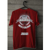 Camiseta - Xadrez - Peças Chess Rei, Dama, Bispo, Torre, Cavalo e Peão Frase Arte e Cálculo Lisa Costas Vermelha