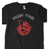 Camiseta - Muay Thai - Lutador Espiríto e Força de Dragão Frente