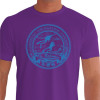 Camiseta - Mergulho - Mergulhando no Bahamas Caribe Riqueza das Águas Azuis Frente Roxa