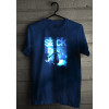 Camiseta - Slackline - Foto Real Praticando Slack Paisagem Céu e Nuvem Frase Life Style Beach Culture Frente