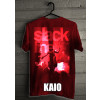 Camiseta - Slackline - Foto Real Praticando Slack Paisagem Céu e Nuvem Frase Life Style Beach Culture Costas Vermelha