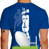 camiseta mns rugby - azul