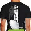 camiseta mns rugby - preta