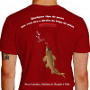 Camiseta - Pesca Esportiva - Peixe na Rede Qualquer Tipo de Pesca que Você Tira o Direito de Briga do Peixe é Condenável  - vermelha