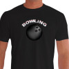 Camiseta - Boliche - Bowling Vários Pinos e Bola Frente