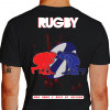 camiseta gz rugby - preta