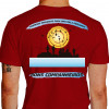 Camiseta - Pesca Esportiva - Amigos Pescaria Primeiro Requisito para uma Bela Pescaria Bons Companheiros - vermelha