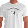  Camiseta - Ginástica Olímpica - Movimento Ginasta Trave Frente Branca