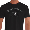  Camiseta - Ginástica Olímpica - Movimento Ginasta Trave Frente Preta