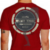 Camiseta - Muay Thai - 100% Cem por Cento Competidor Costa Vermelha