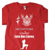 Camiseta - Muay Thai - Proteção Garuda Salto no Vácuo com Joelhada Frente Vermelha