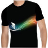 Camiseta - Ciclismo - Efeito Cores Ciclista Pedalando em Pé