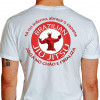 Camiseta - Jiu-Jitsu - Tá no Inferno Abraça o Capeta Joga no Chão e Finaliza Lisa Costas Branca