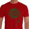 Camiseta - Pesca Esportiva - Dois Peixes Vara Carretilha Go Fishing - vermelha
