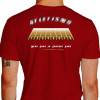 Camiseta - Corrida - Pista de Atletismo Raias Mens Sana in Corpore Sano Atleta Costas Vermelha