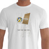 Camiseta - Vôlei de Praia - Esporte Saúde Energia Beleza Bola na Rede - branca