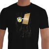 Camiseta - Vôlei de Praia - Esporte Saúde Energia Beleza Bola na Rede - preto
