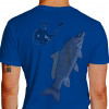 Camiseta - Pesca Esportiva - Sem Pescar Jamais Peixe Banner - azul