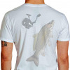 Camiseta - Pesca Esportiva - Sem Pescar Jamais Peixe Banner - branca