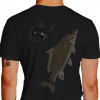 Camiseta - Pesca Esportiva - Sem Pescar Jamais Peixe Banner - preta