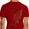 Camiseta - Pesca Esportiva - Sem Pescar Jamais Peixe Banner - vermelha