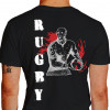 camiseta huk rugby - preta